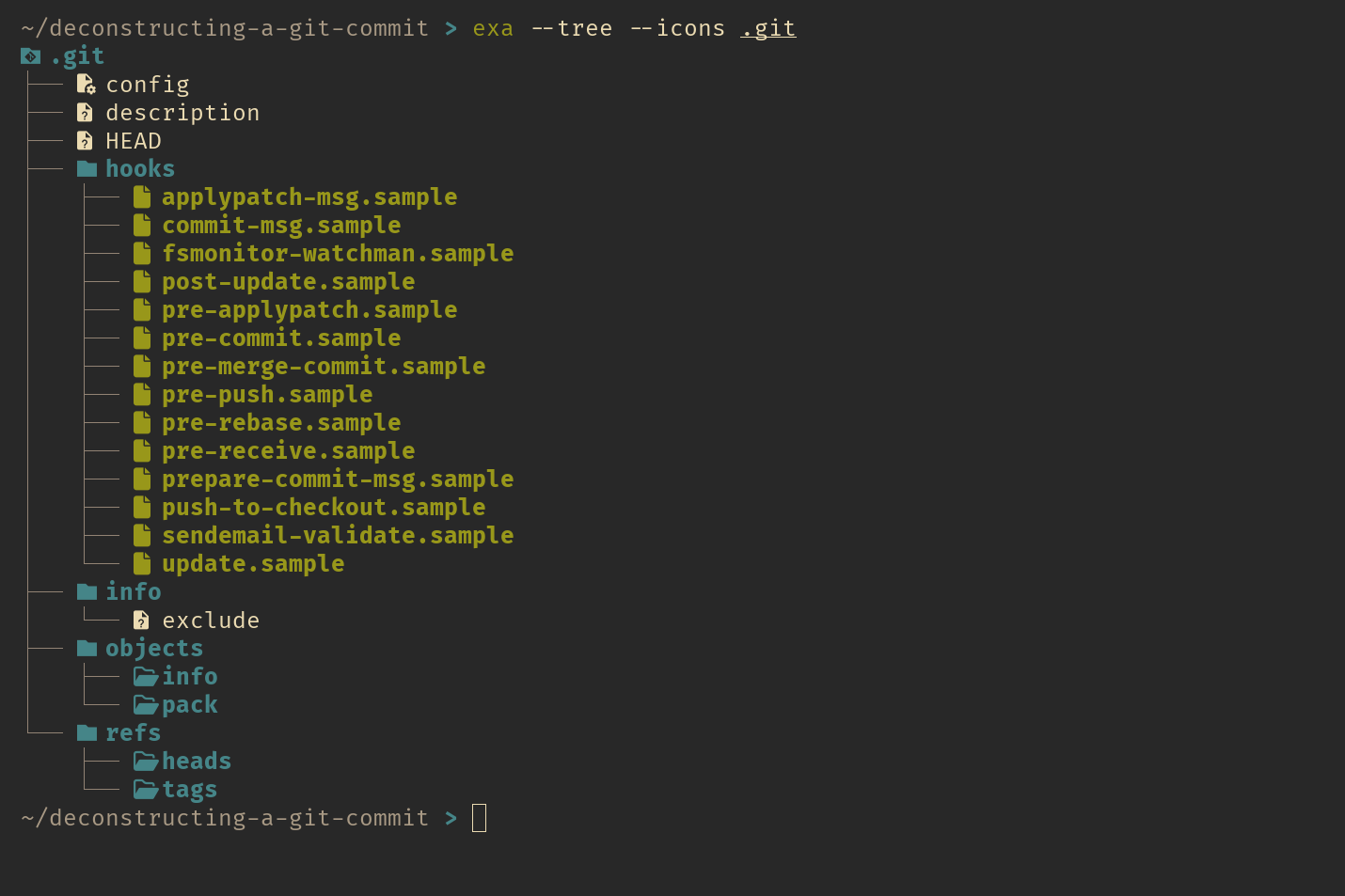 commit tree